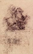Study Fur the Trivulzio-monument LEONARDO da Vinci